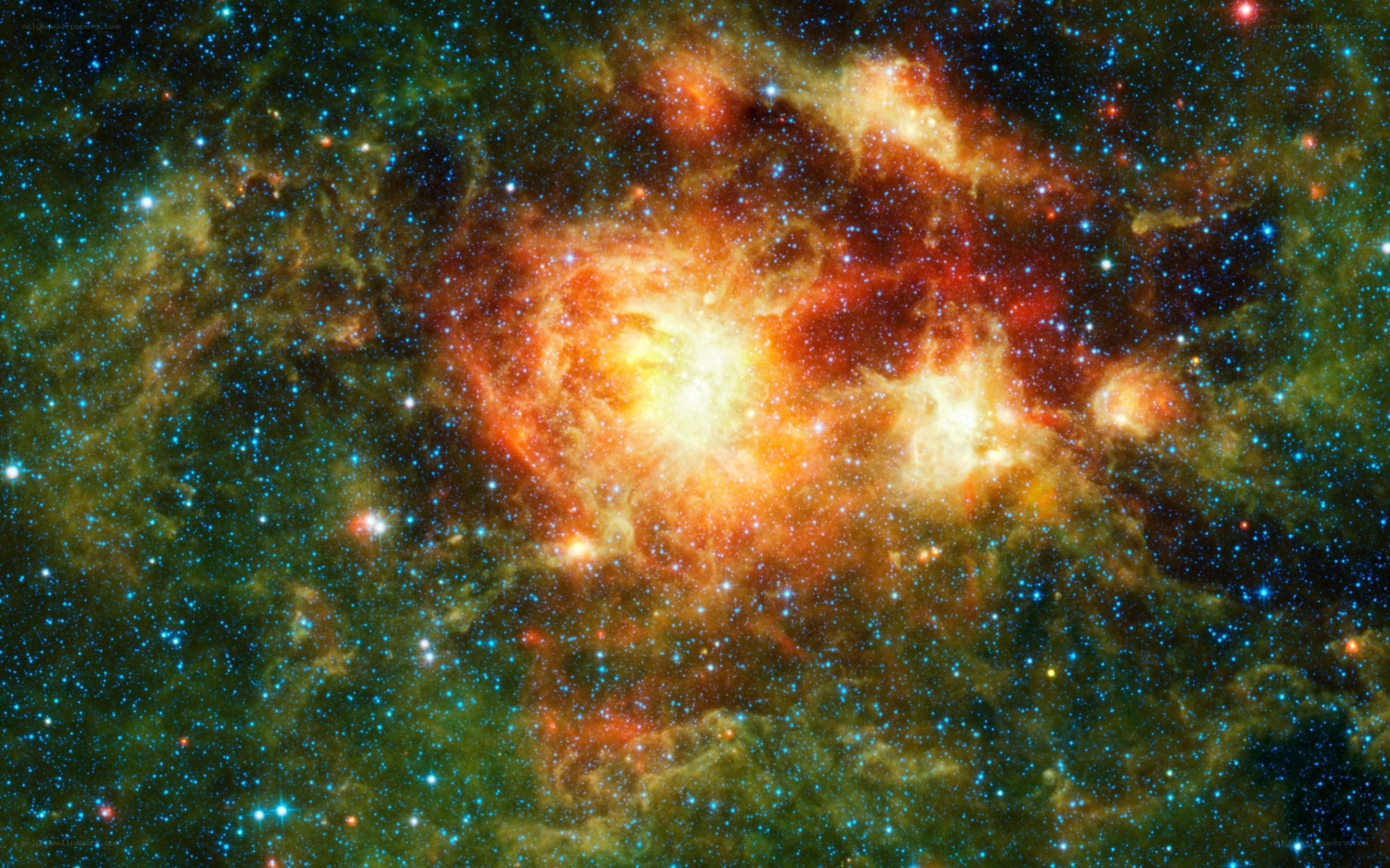 Cosmic nebula in deep space