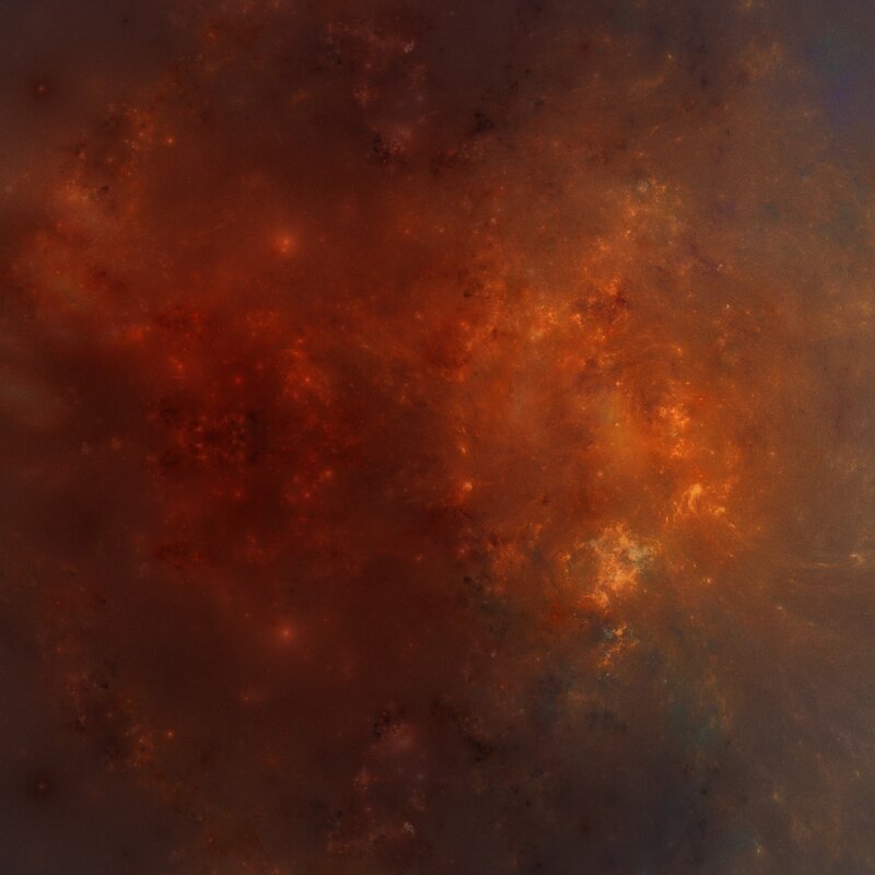 Cosmic nebula in infrared