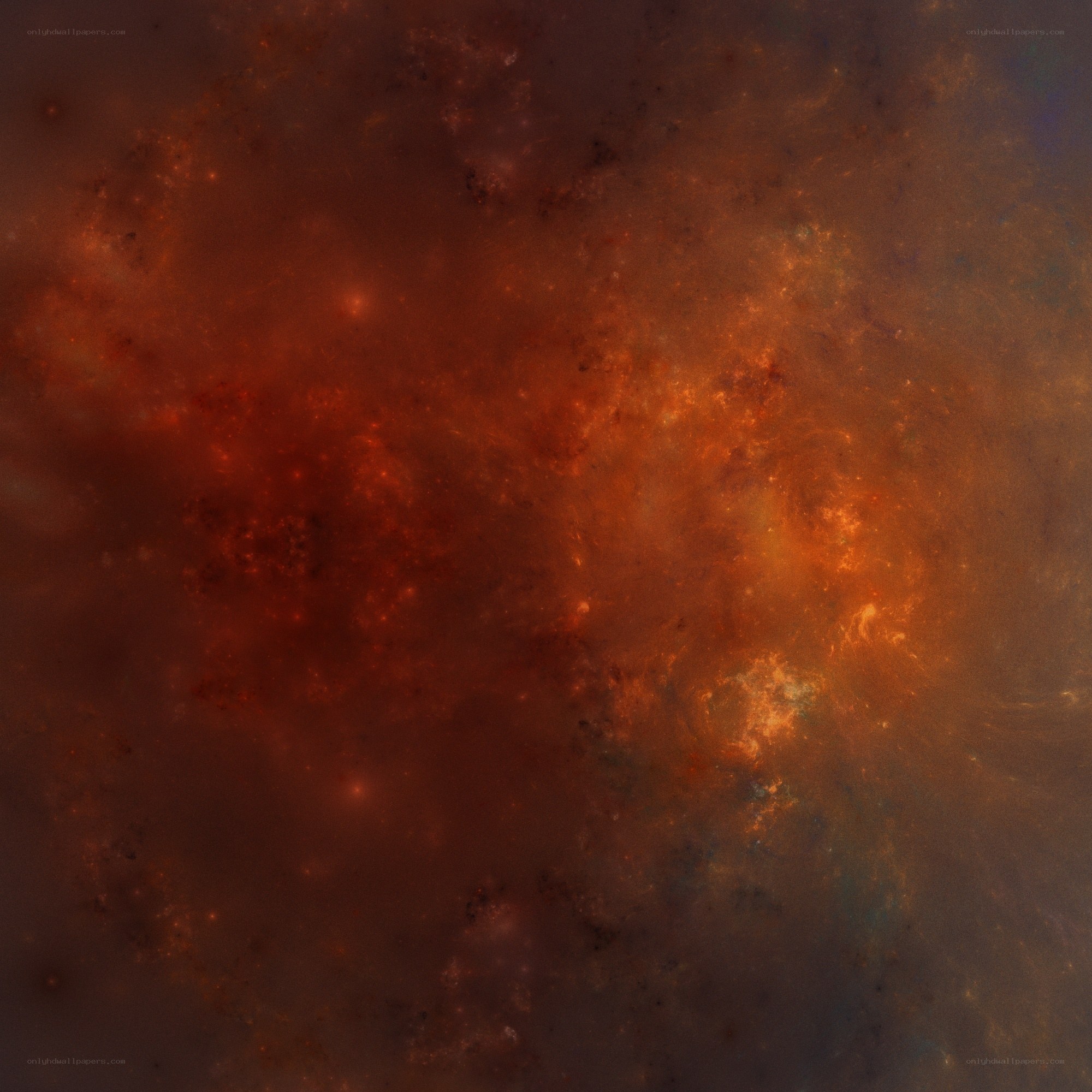 Cosmic nebula in infrared