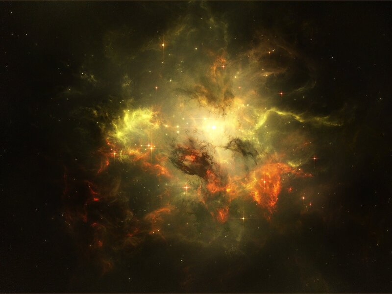 Cosmic Nebula in Space