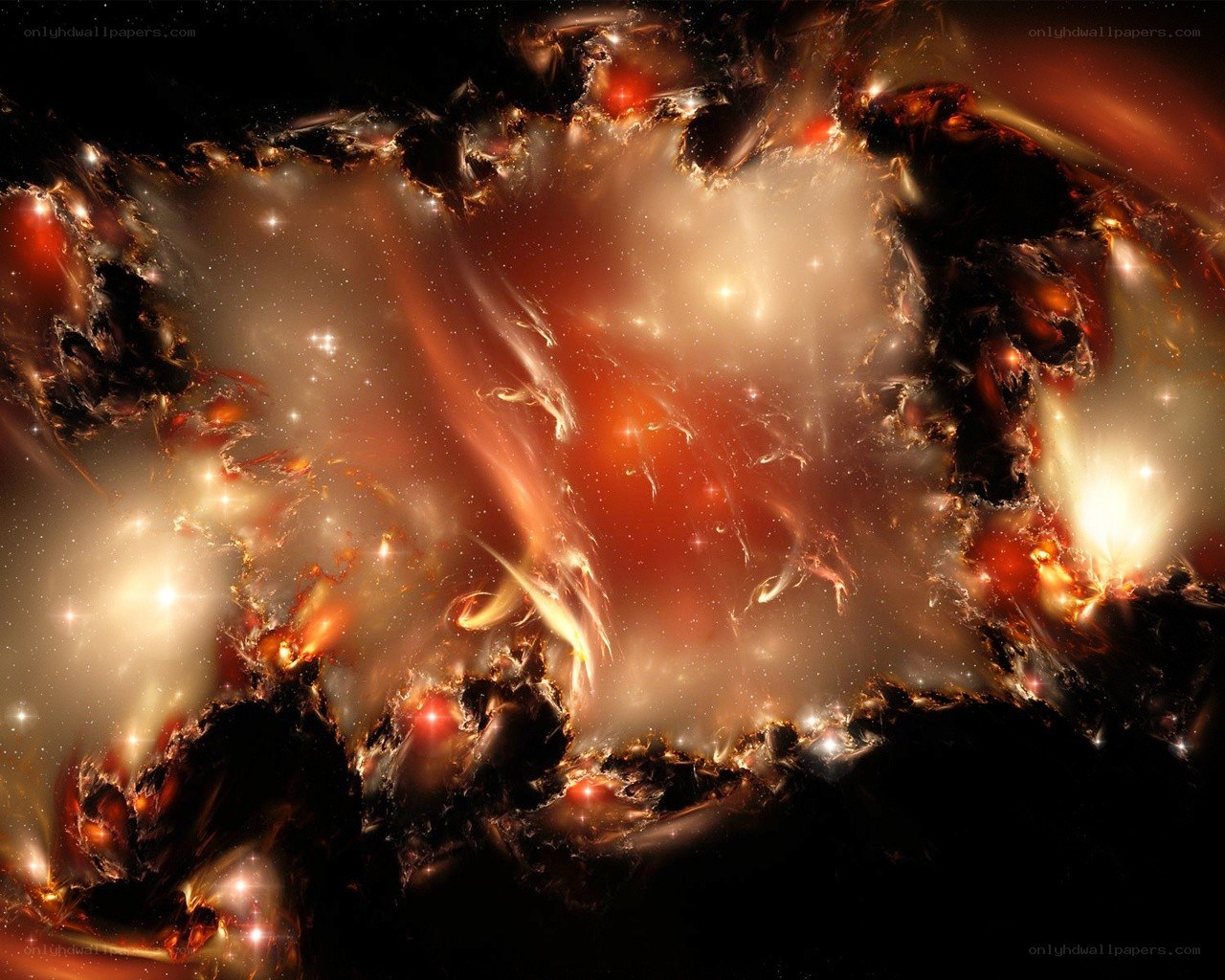 Cosmic Nebula in Space