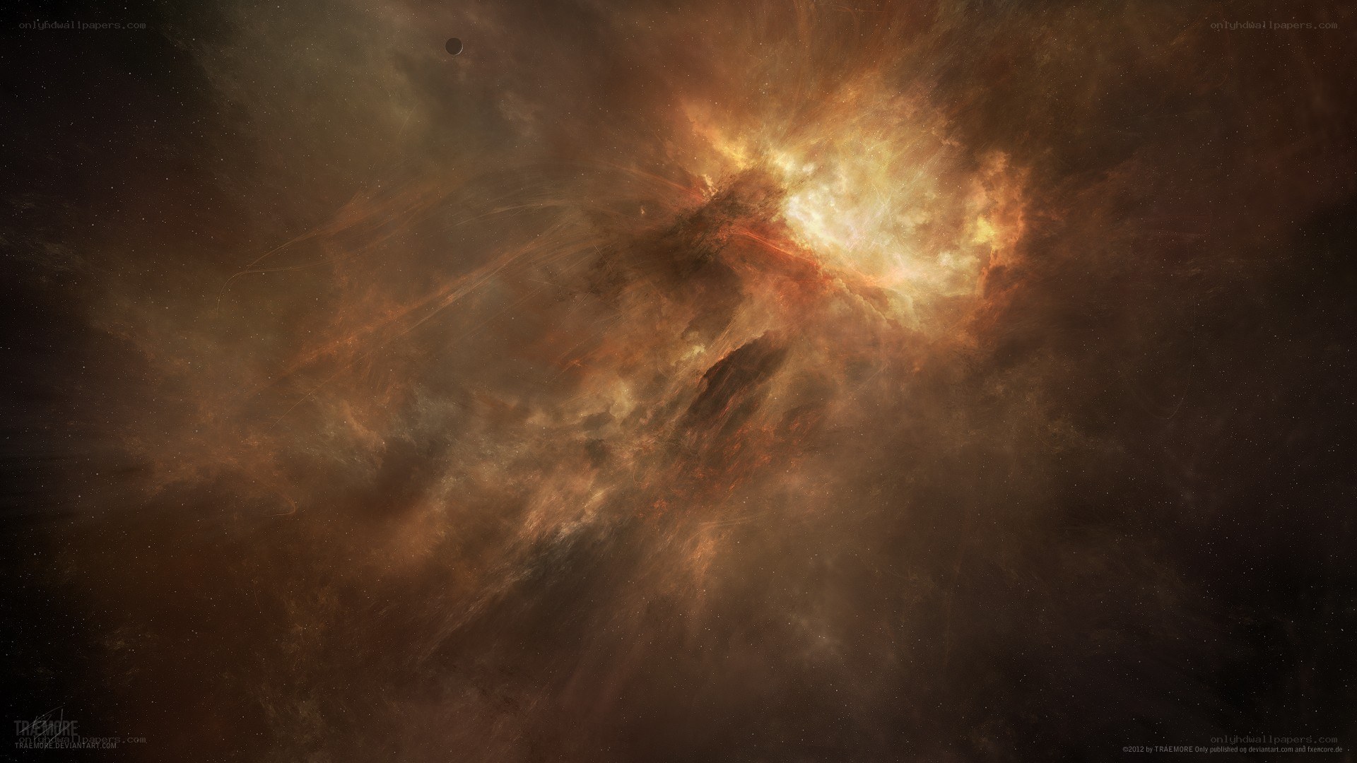 Cosmic Nebula in Space