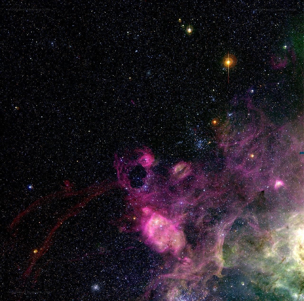 Cosmic Nebula in Space