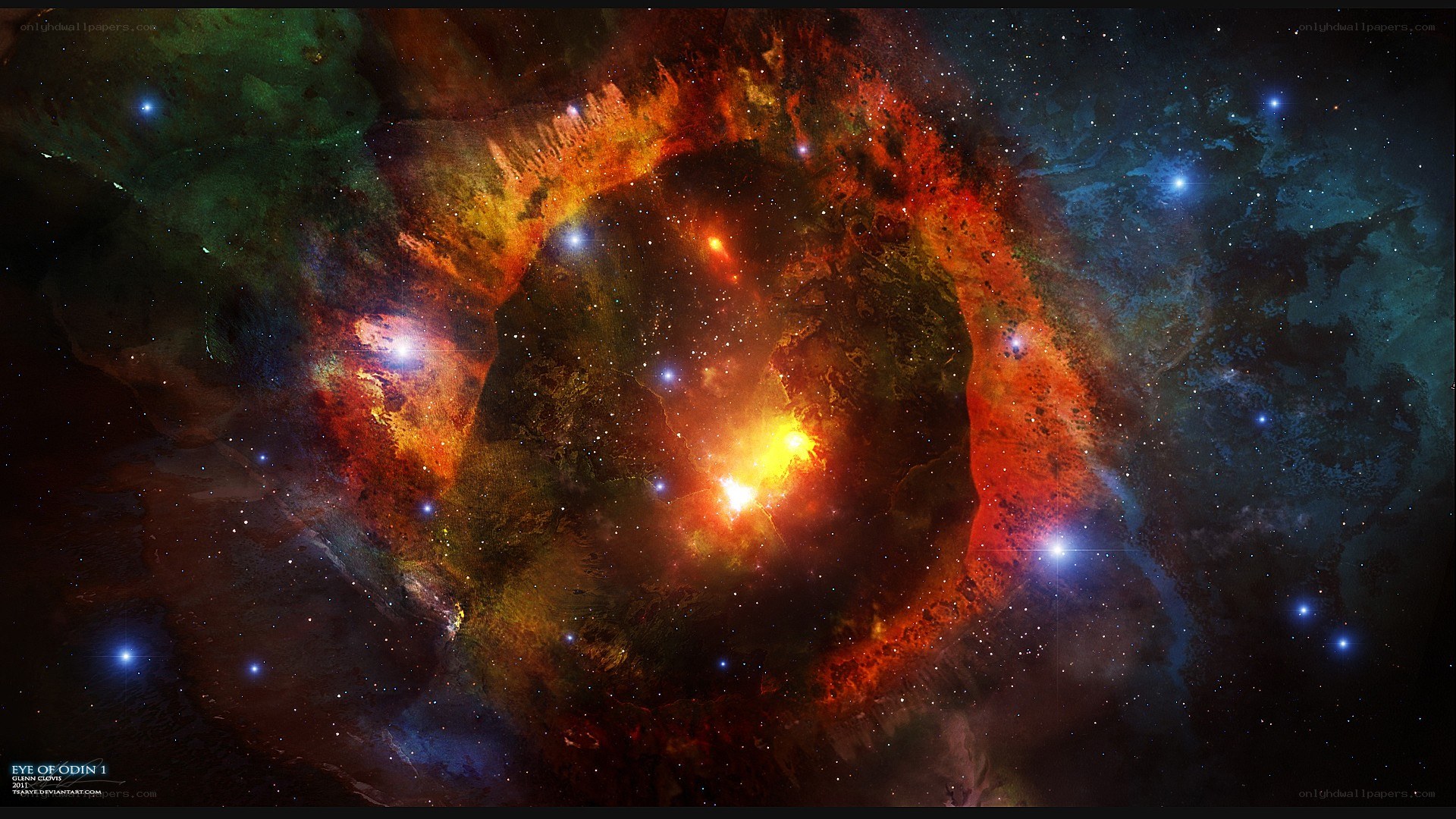 Cosmic Nebula in Space
