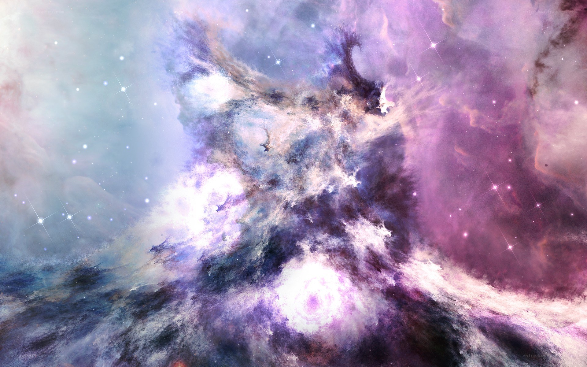 Cosmic Nebula in Space