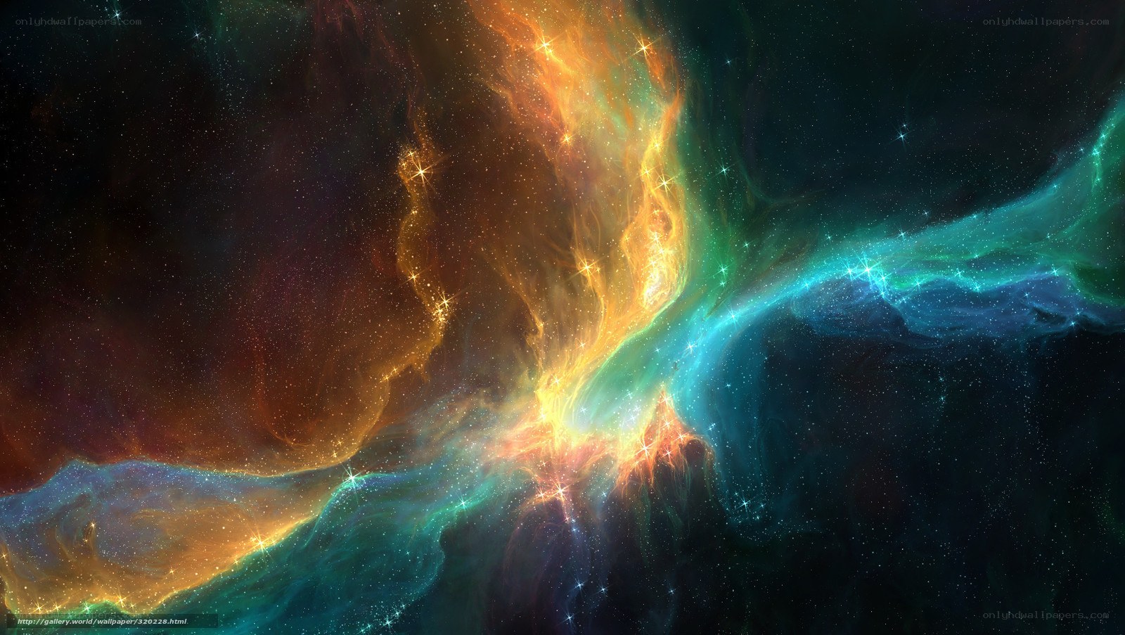 Cosmic Nebula in Space