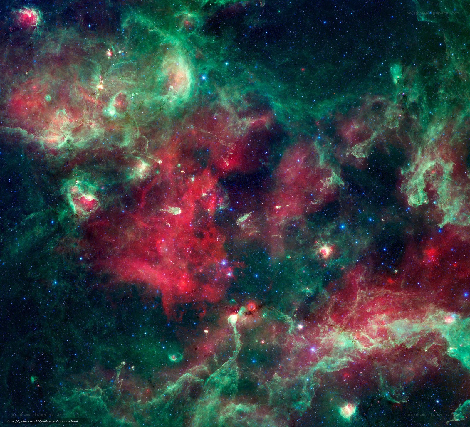 Cosmic Nebula in Space