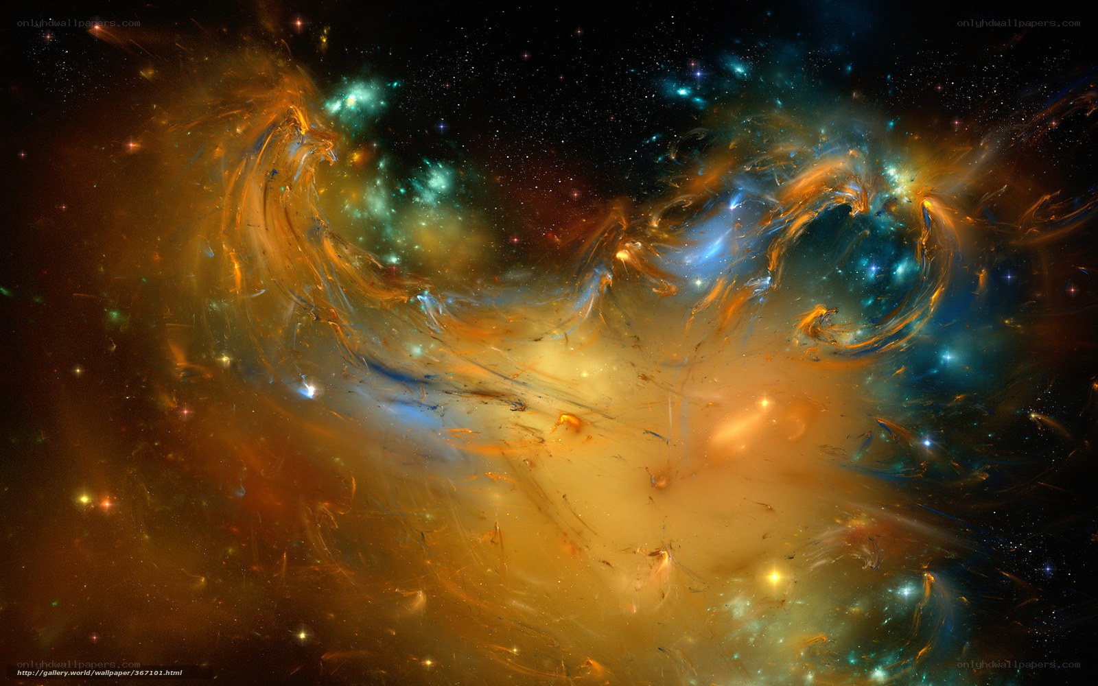 Cosmic Nebula in Space