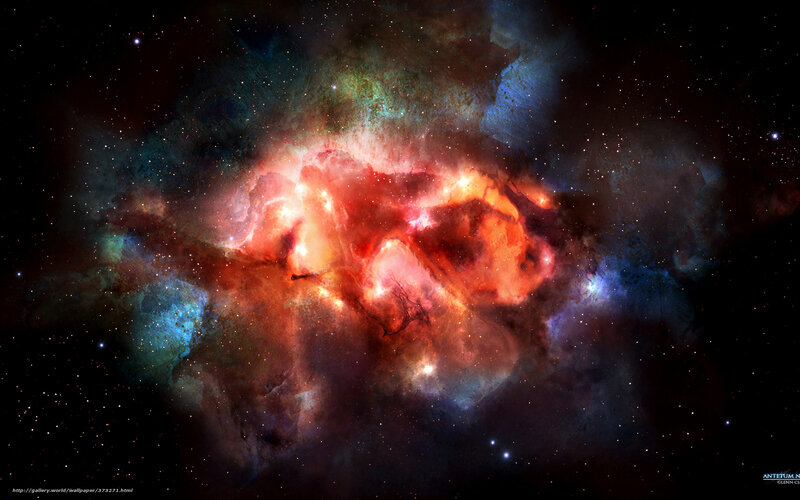 Cosmic Nebula in Space