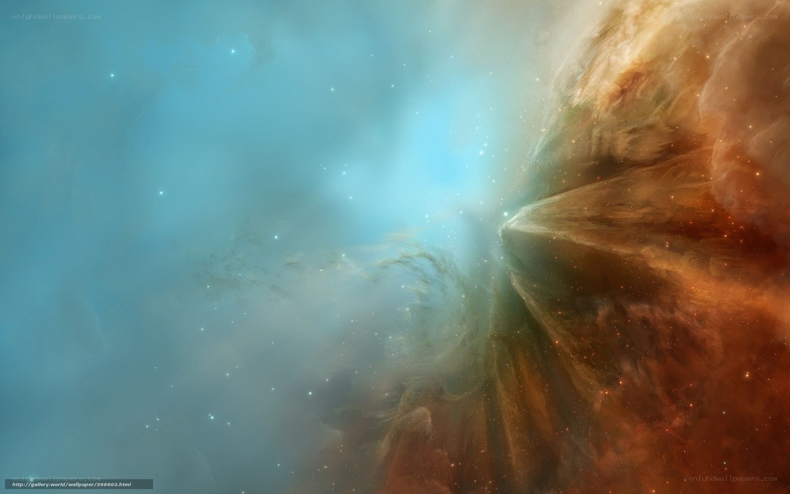 Cosmic Nebula in Space