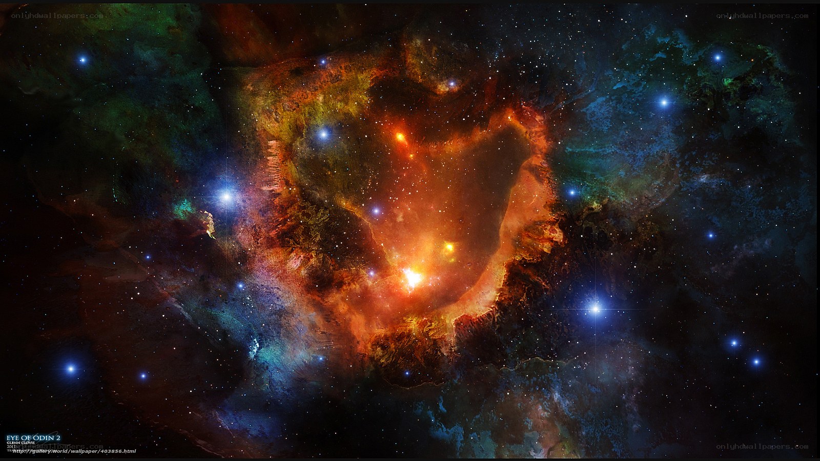 Cosmic Nebula in Space