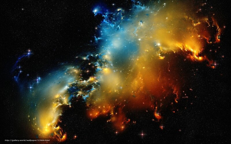 Cosmic Nebula in Space