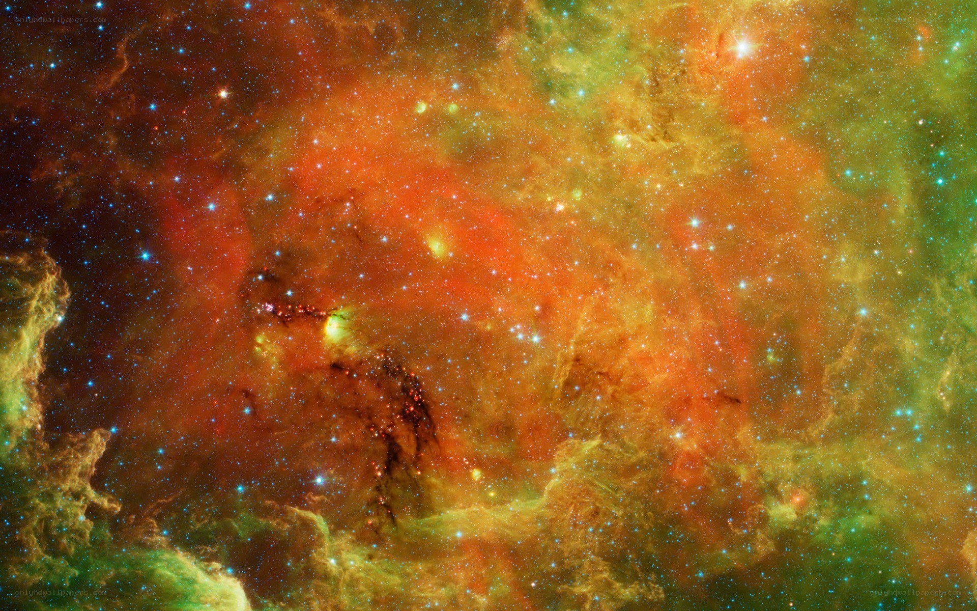 Cosmic Nebula in Space