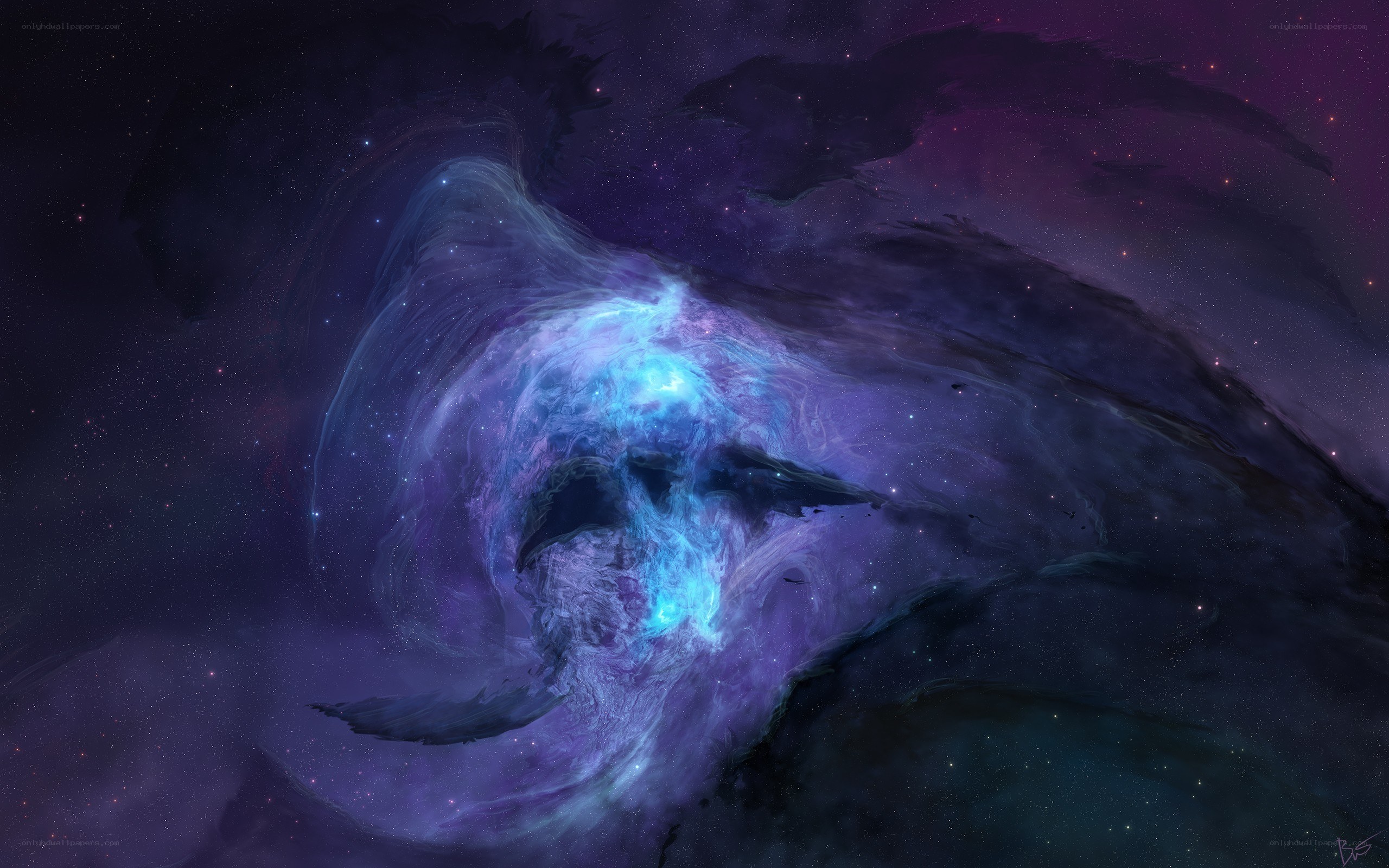 Cosmic Nebula in Space