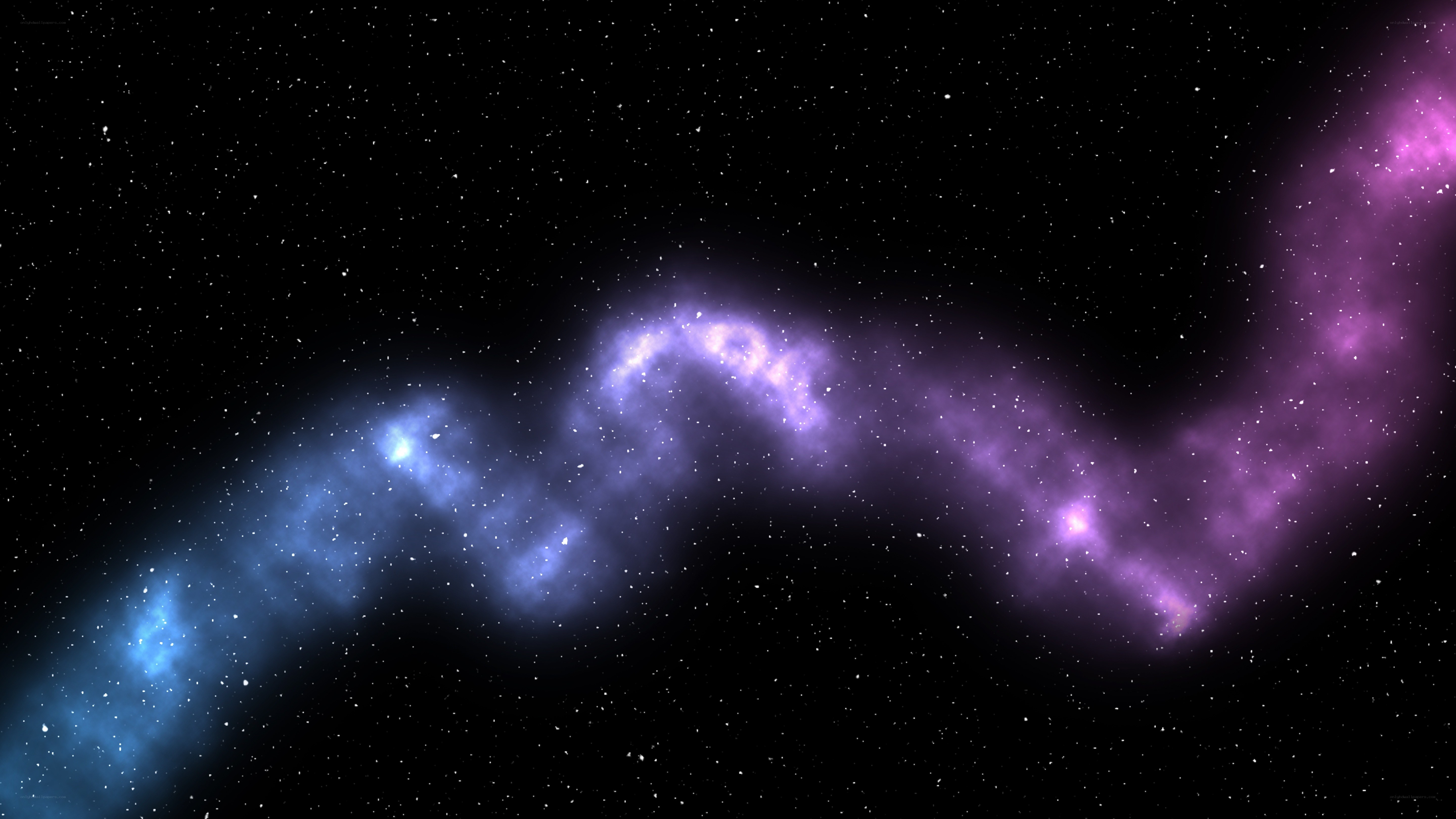 Cosmic nebula in space