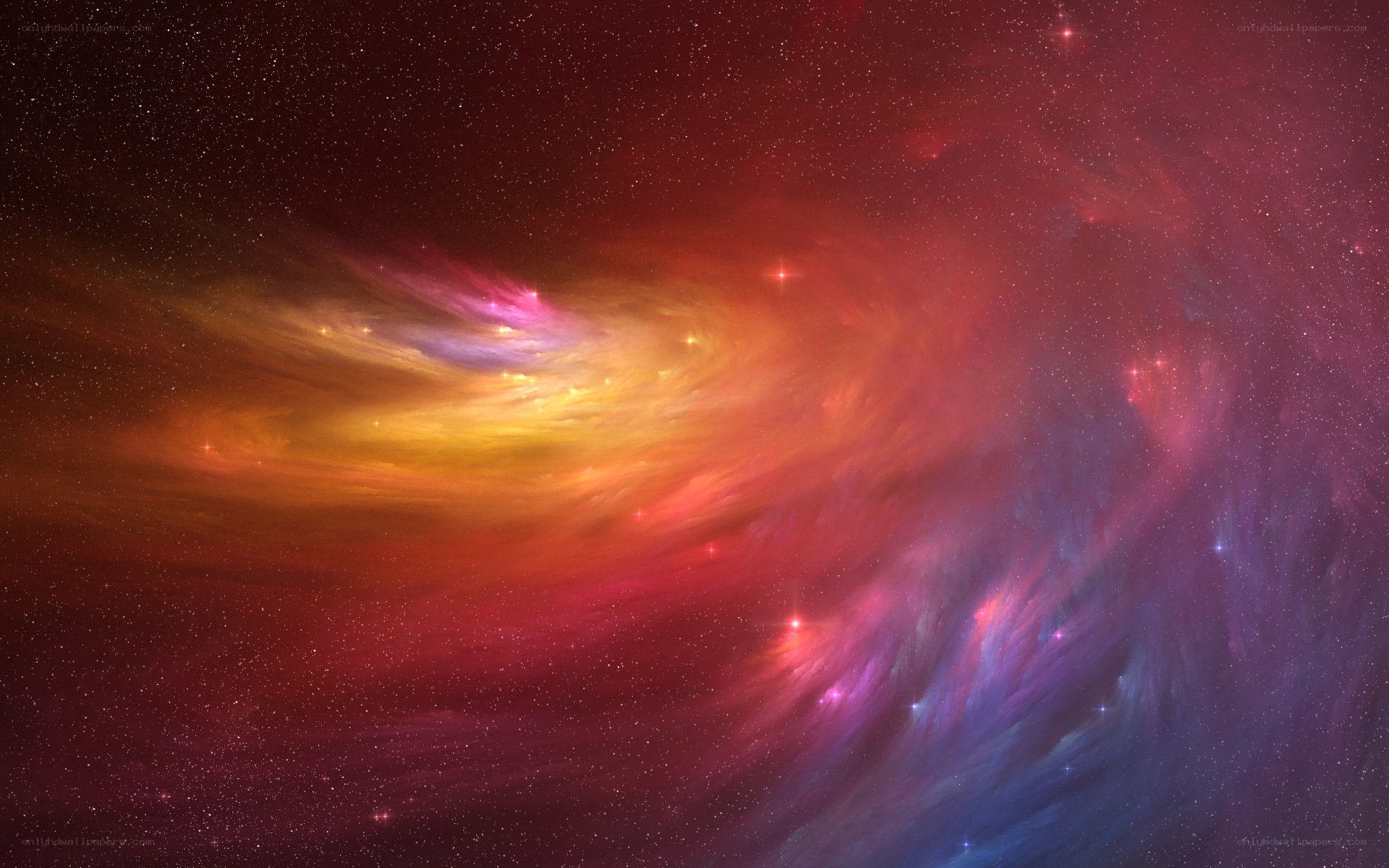 Cosmic Nebula in Space