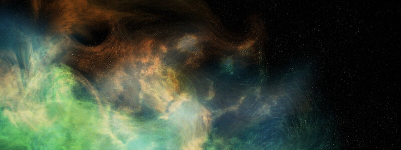 cosmic nebula in space