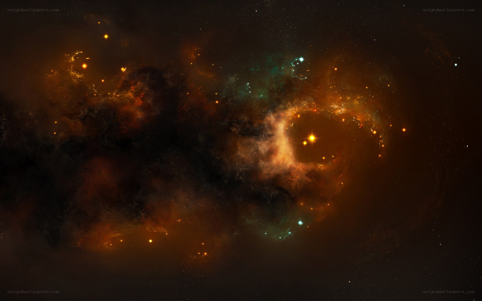 Cosmic Nebula in Space