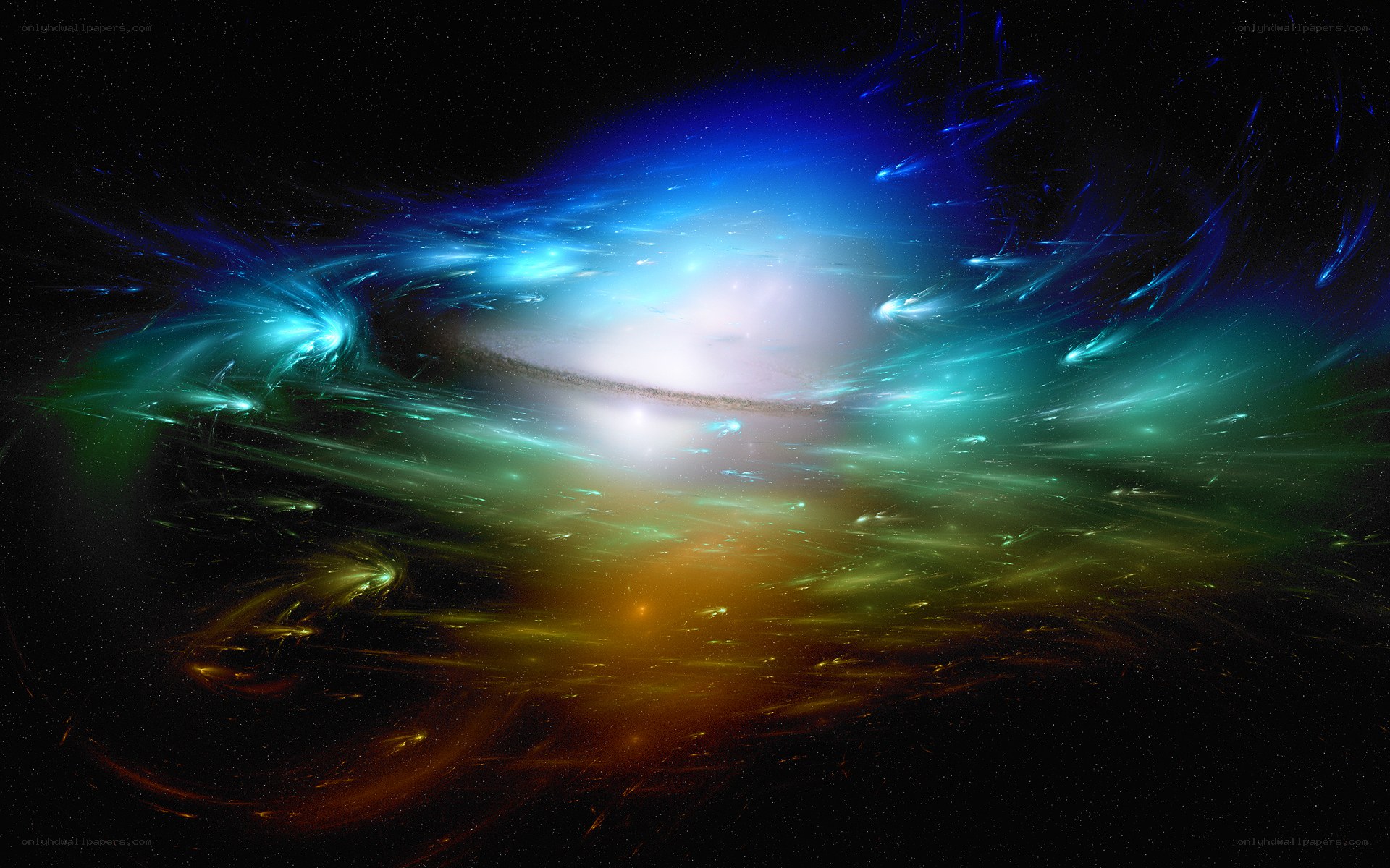 cosmic nebula in space