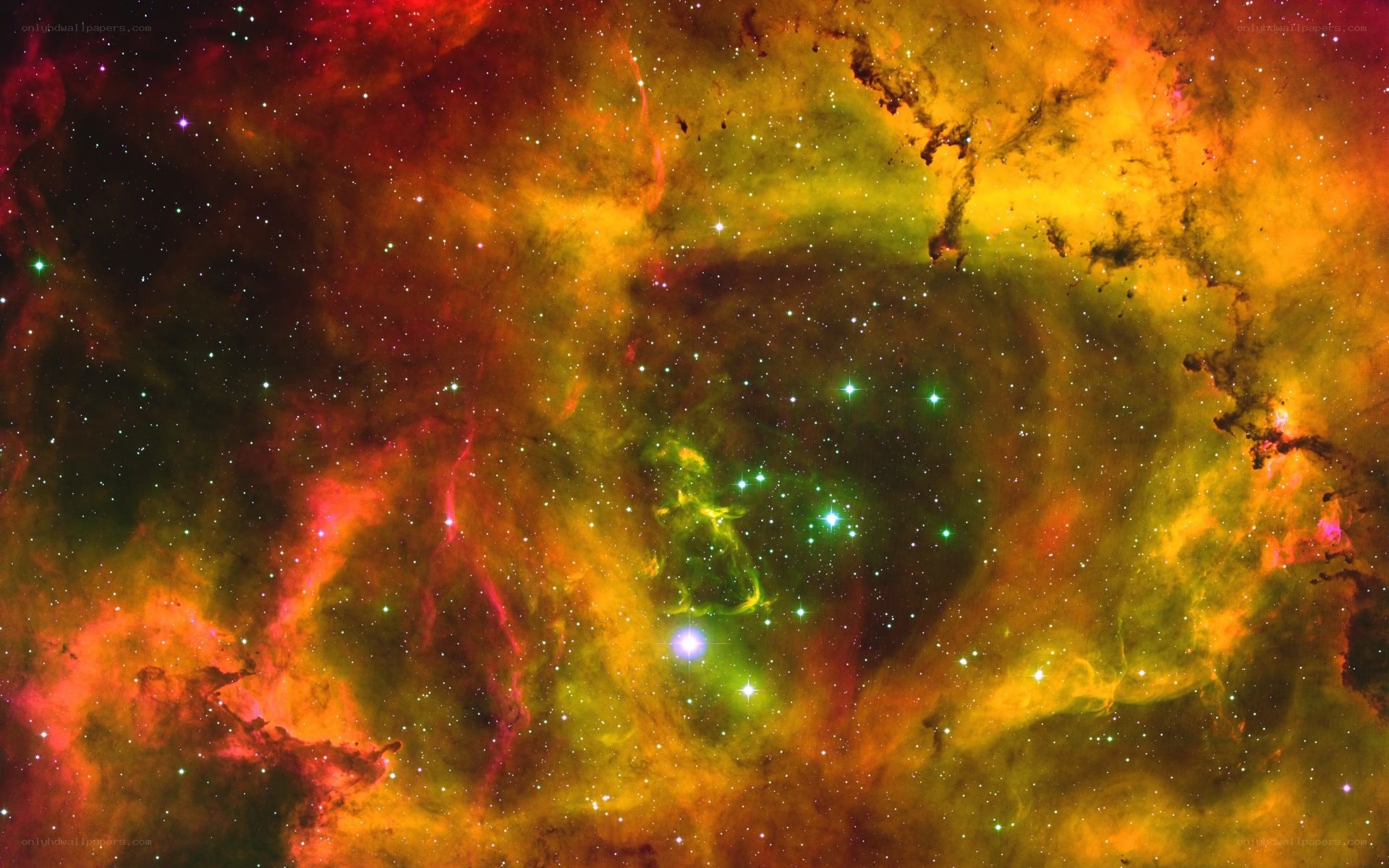 Cosmic Nebula in Space