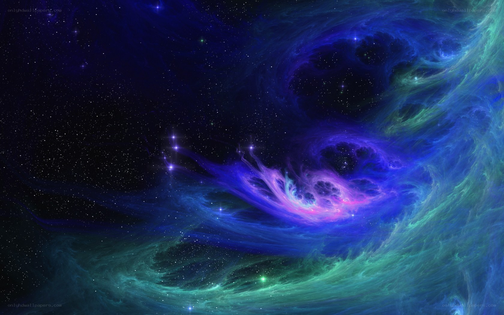 Cosmic Nebula in Space