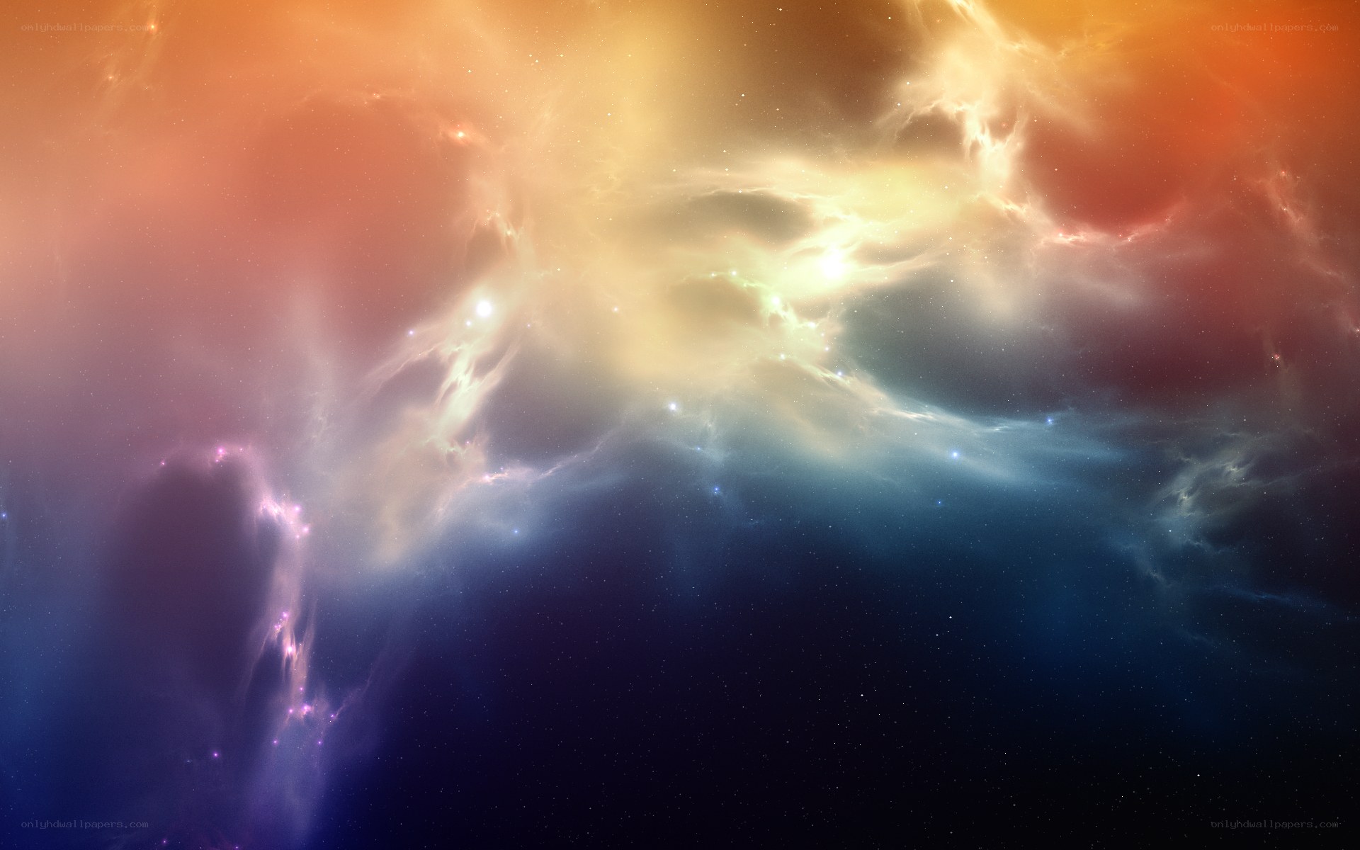 Cosmic Nebula in Space
