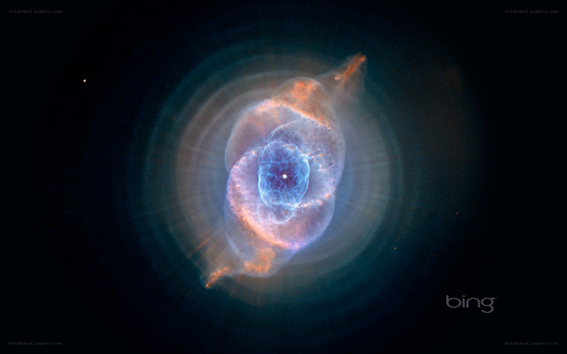 Cosmic nebula in space