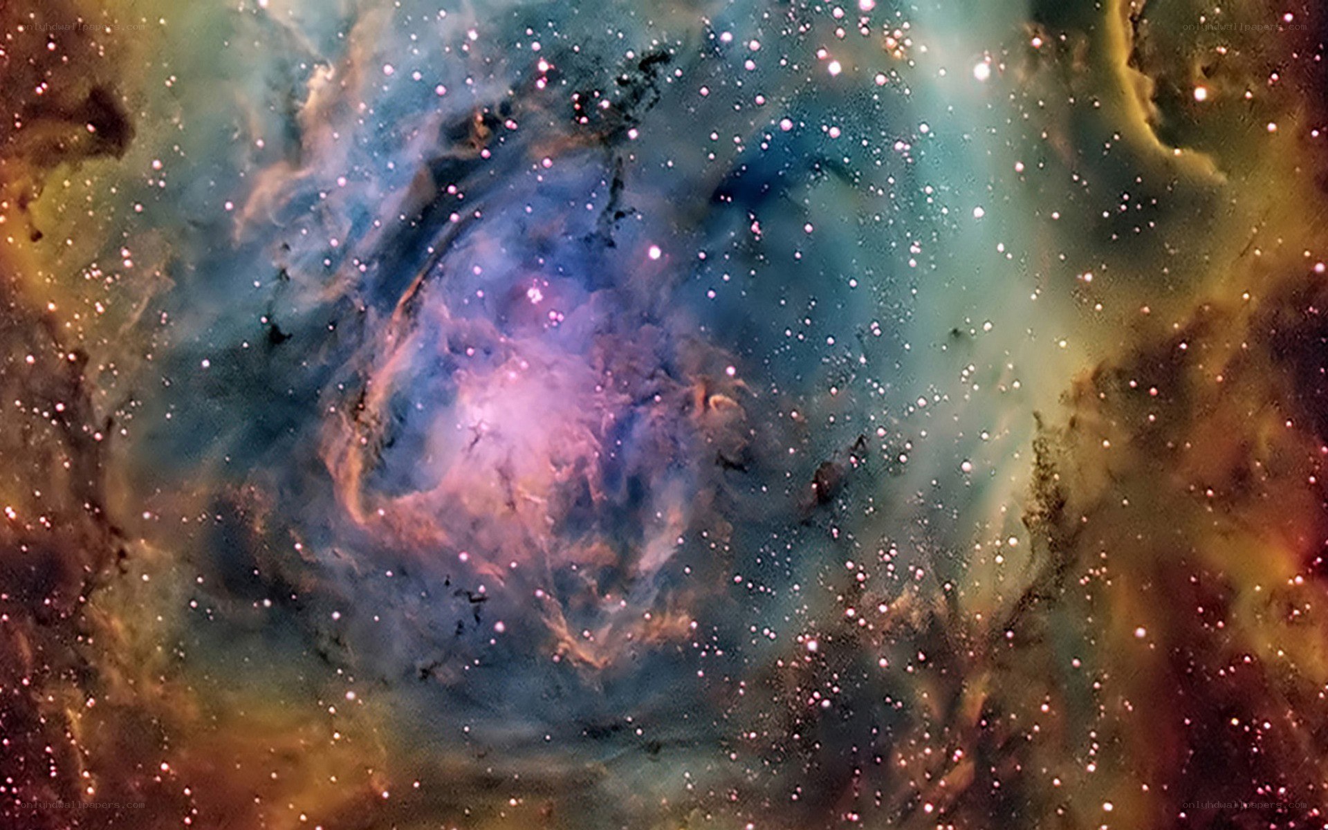 Cosmic Nebula in Space