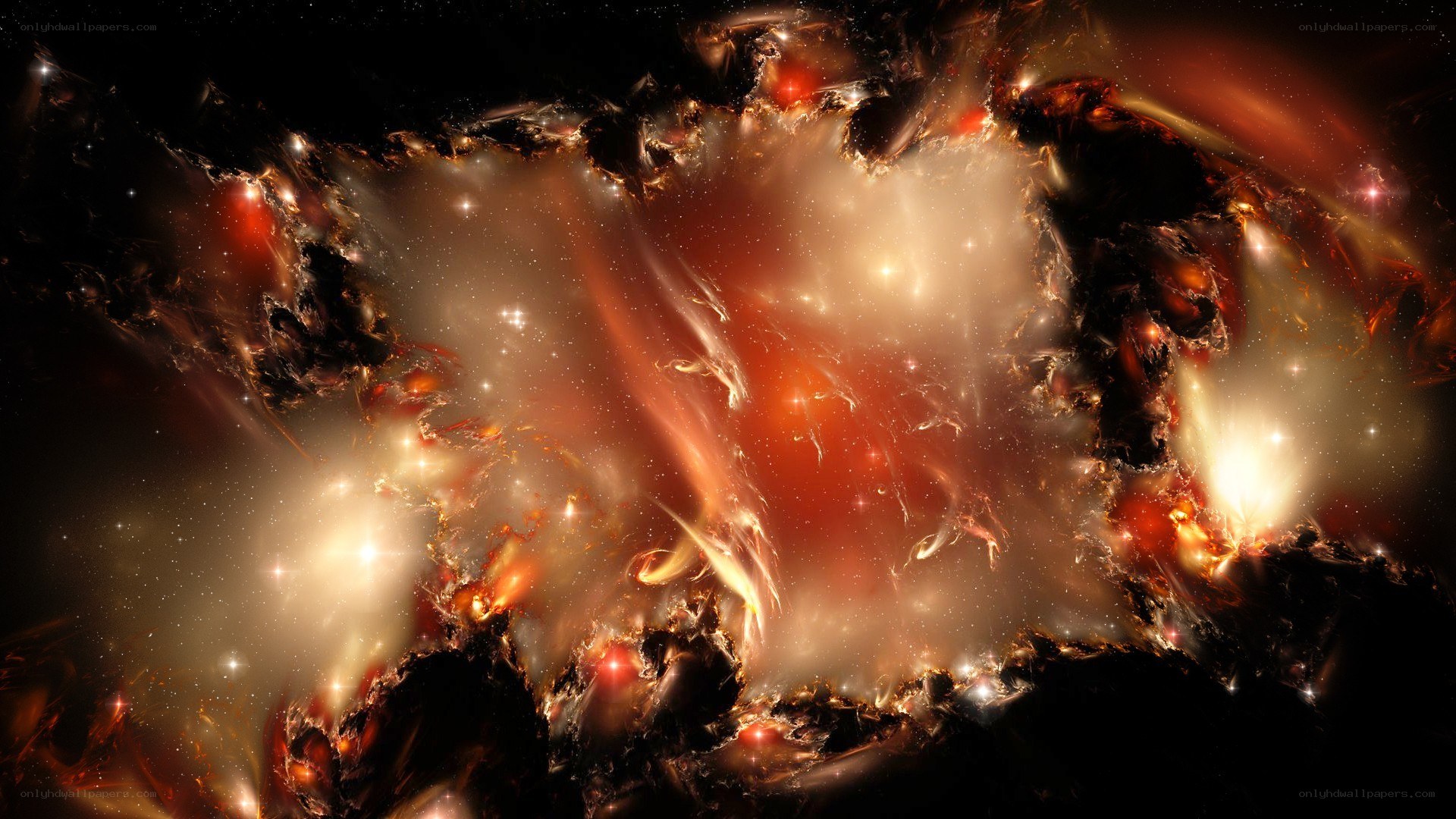 Cosmic Nebula in Space