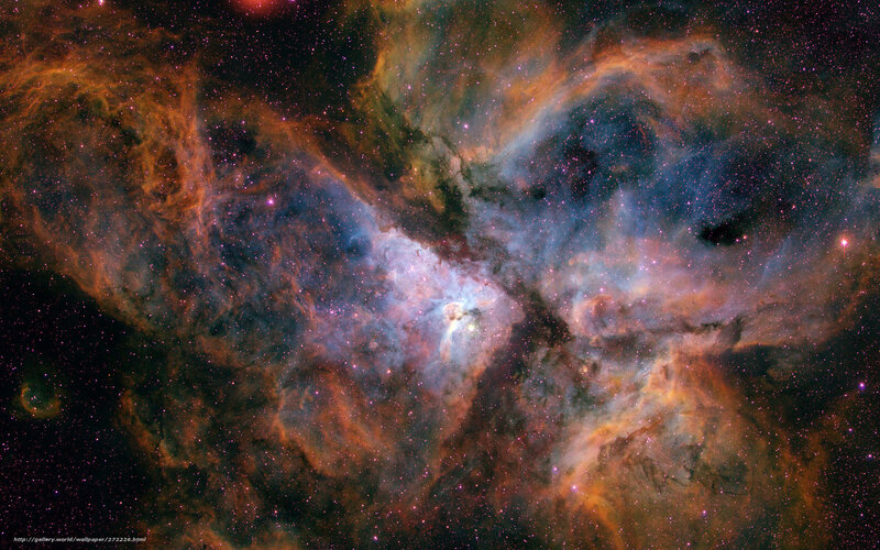 Cosmic Nebula in Space