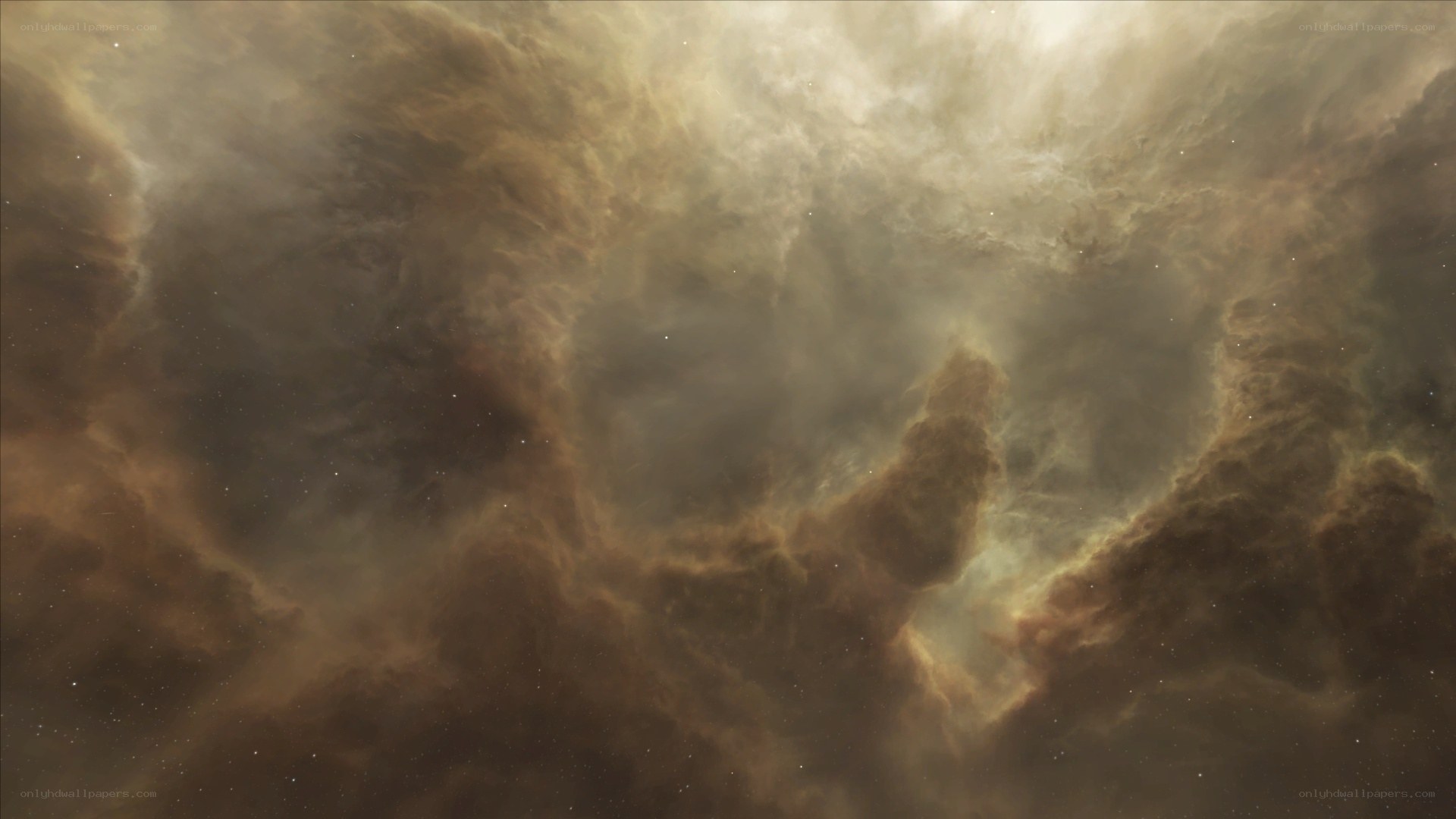 cosmic nebula in space