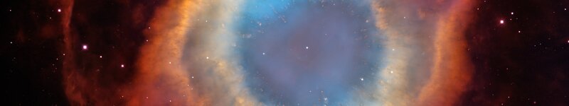 Cosmic nebula in space