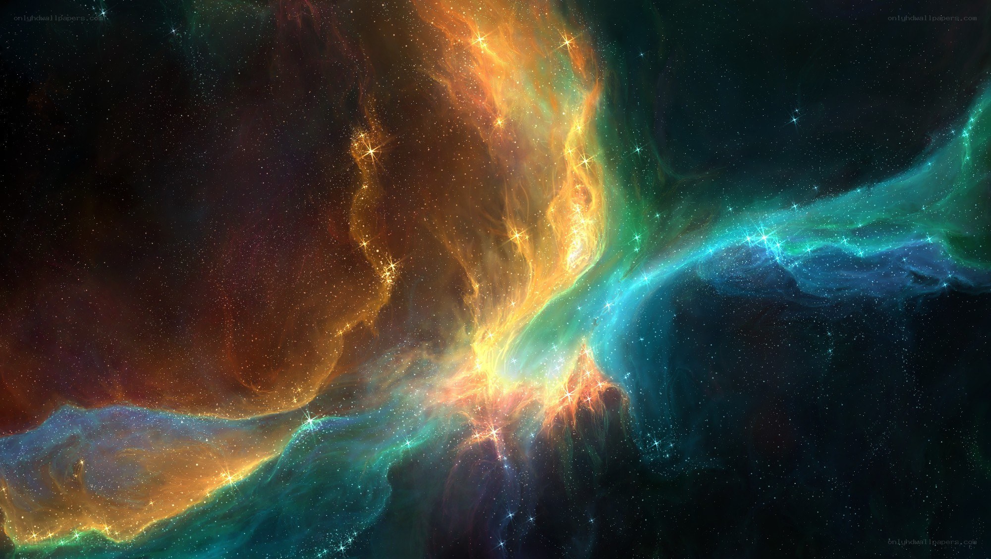 Cosmic Nebula in Space