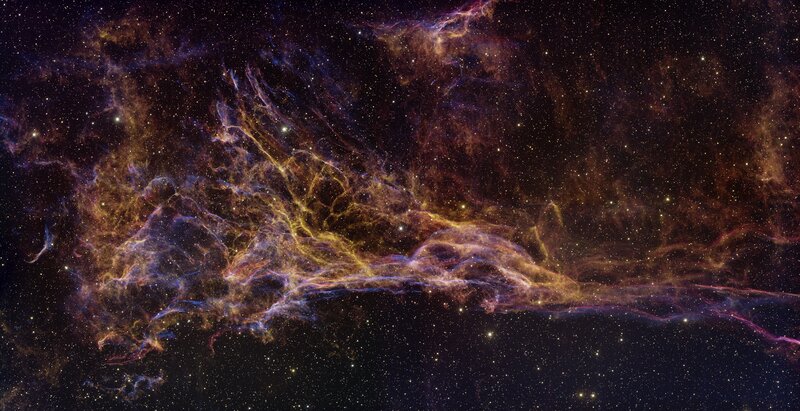 Cosmic Nebula in Space — Purple