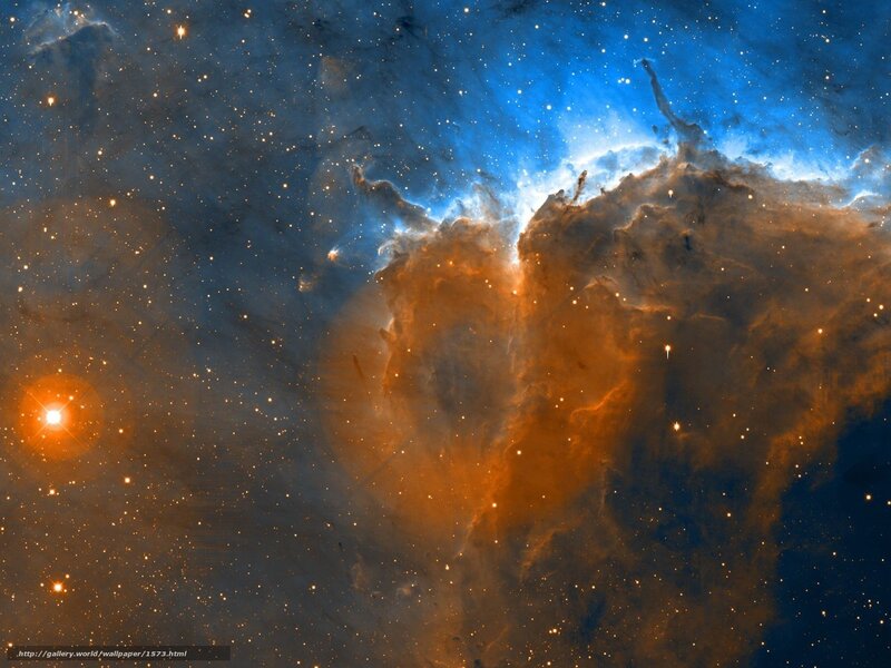 Cosmic Nebula in Space