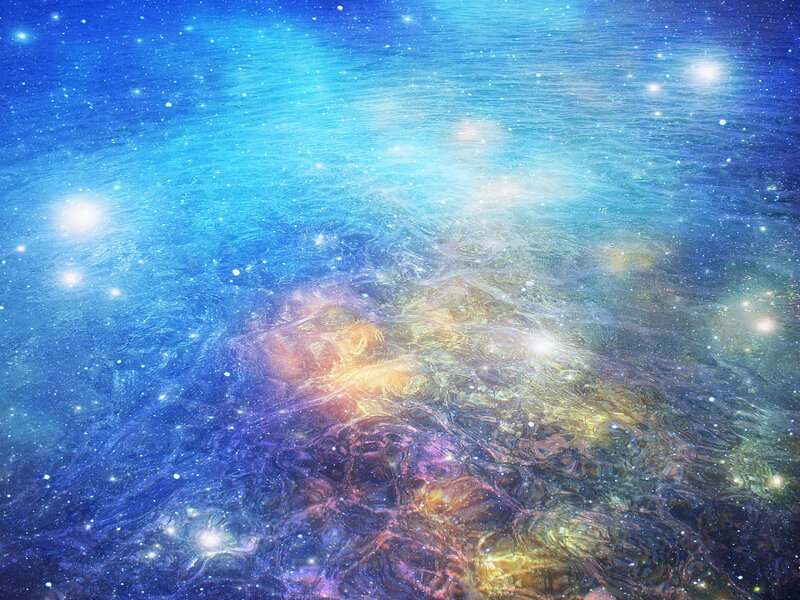 Cosmic Nebula in Water