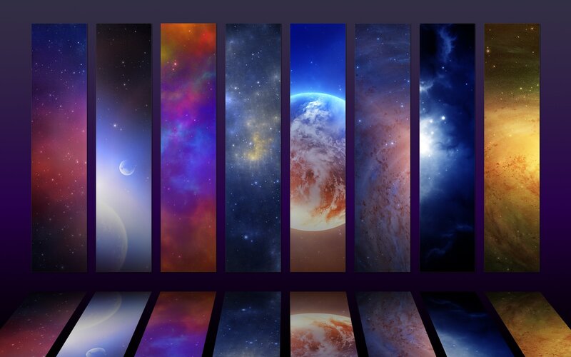 Cosmic Nebula Panels