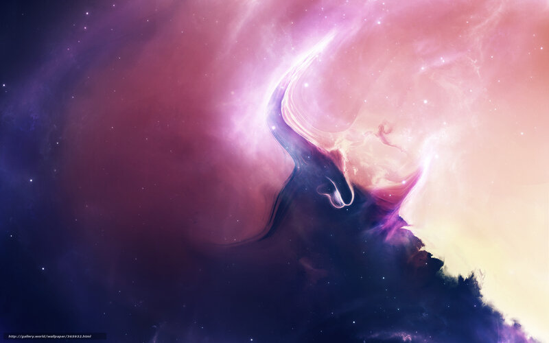 Cosmic Nebula — Purple