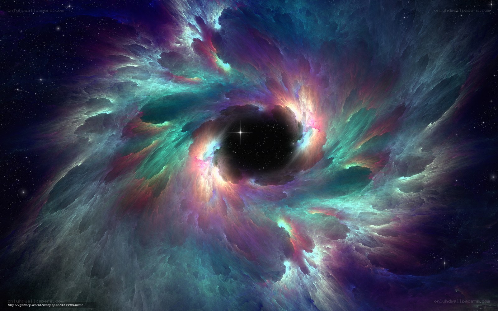 Cosmic Nebula Spiral