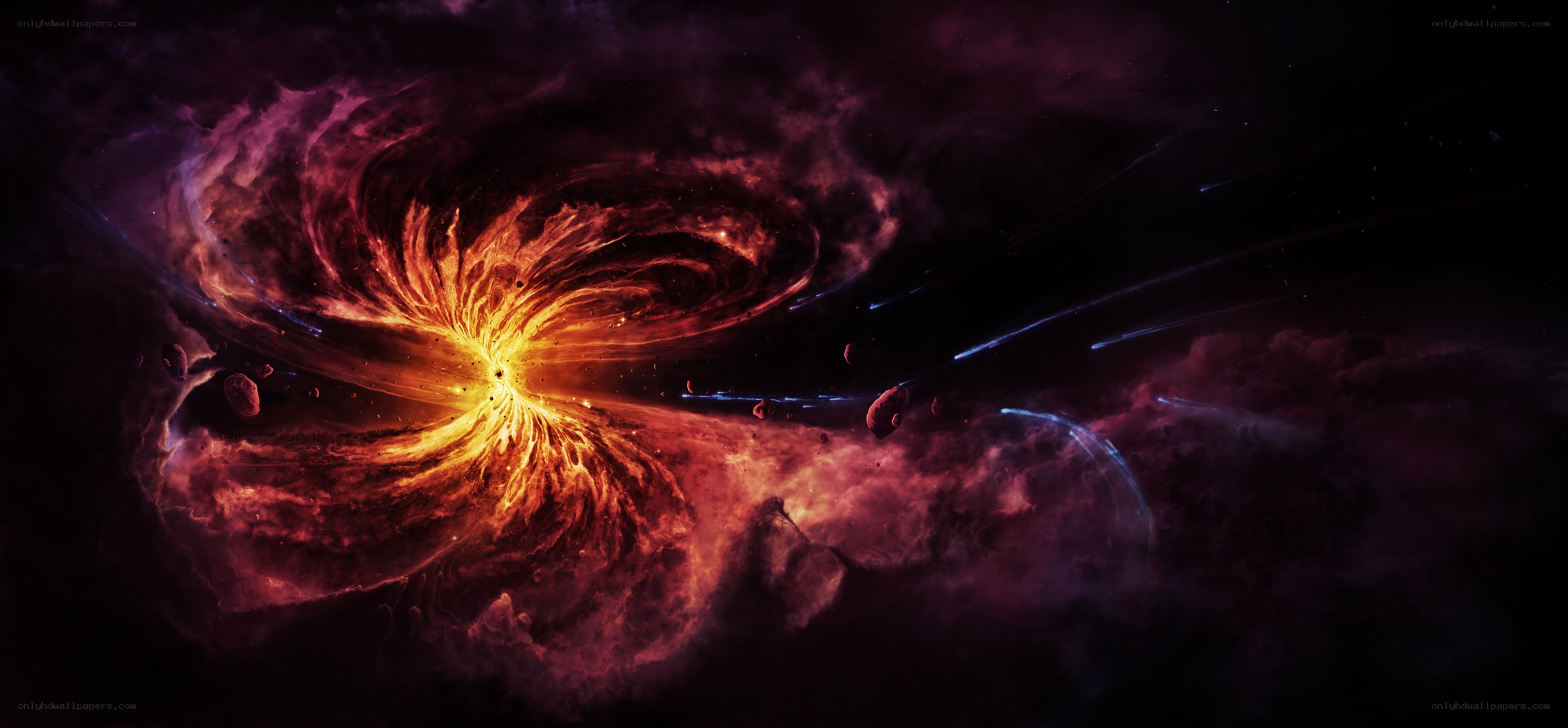 Cosmic Nebula Spiral