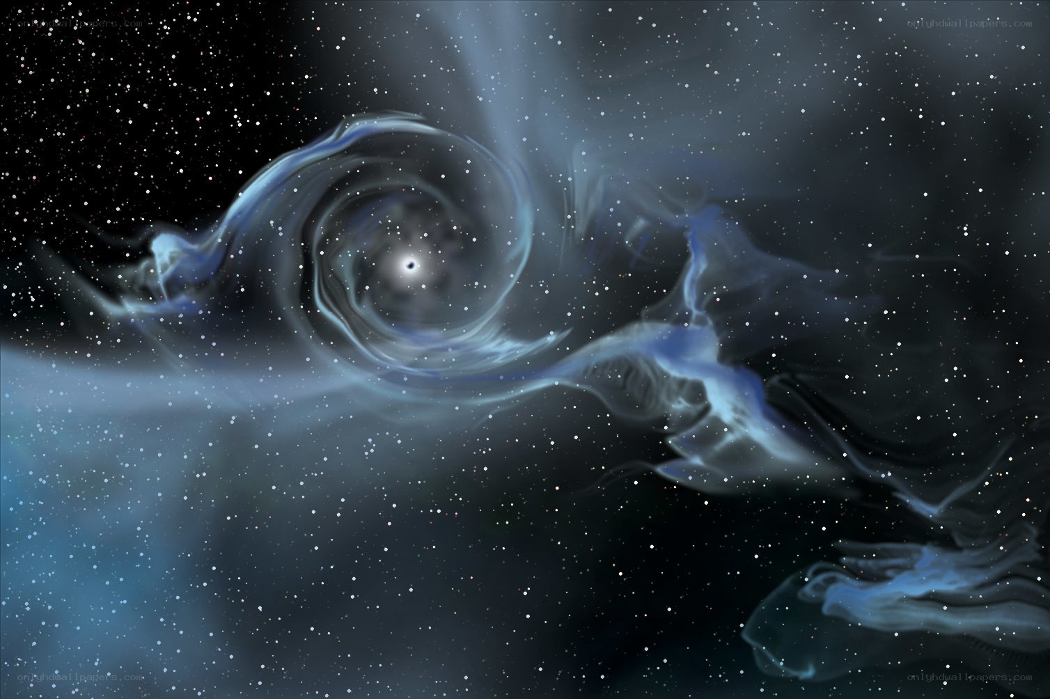 Cosmic Nebula Spiral