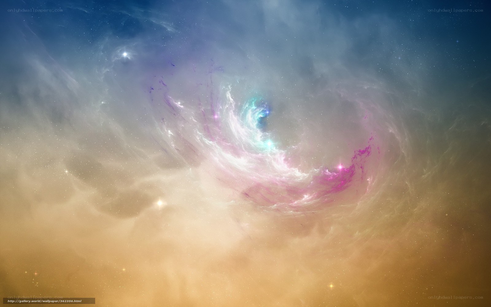 cosmic nebula swirl
