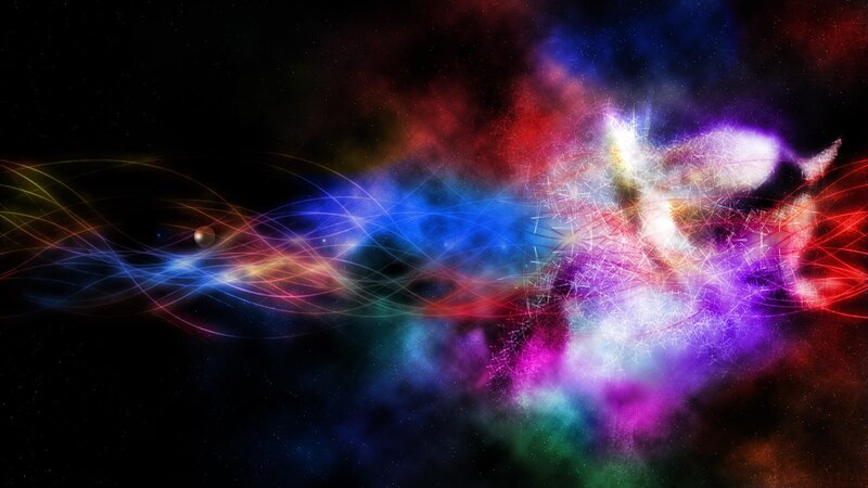 Cosmic Nebula with Energy Streams