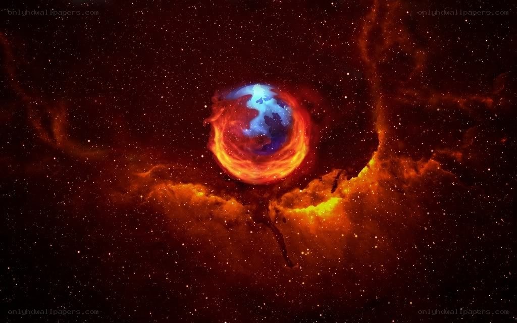 Cosmic Nebula with Planet
