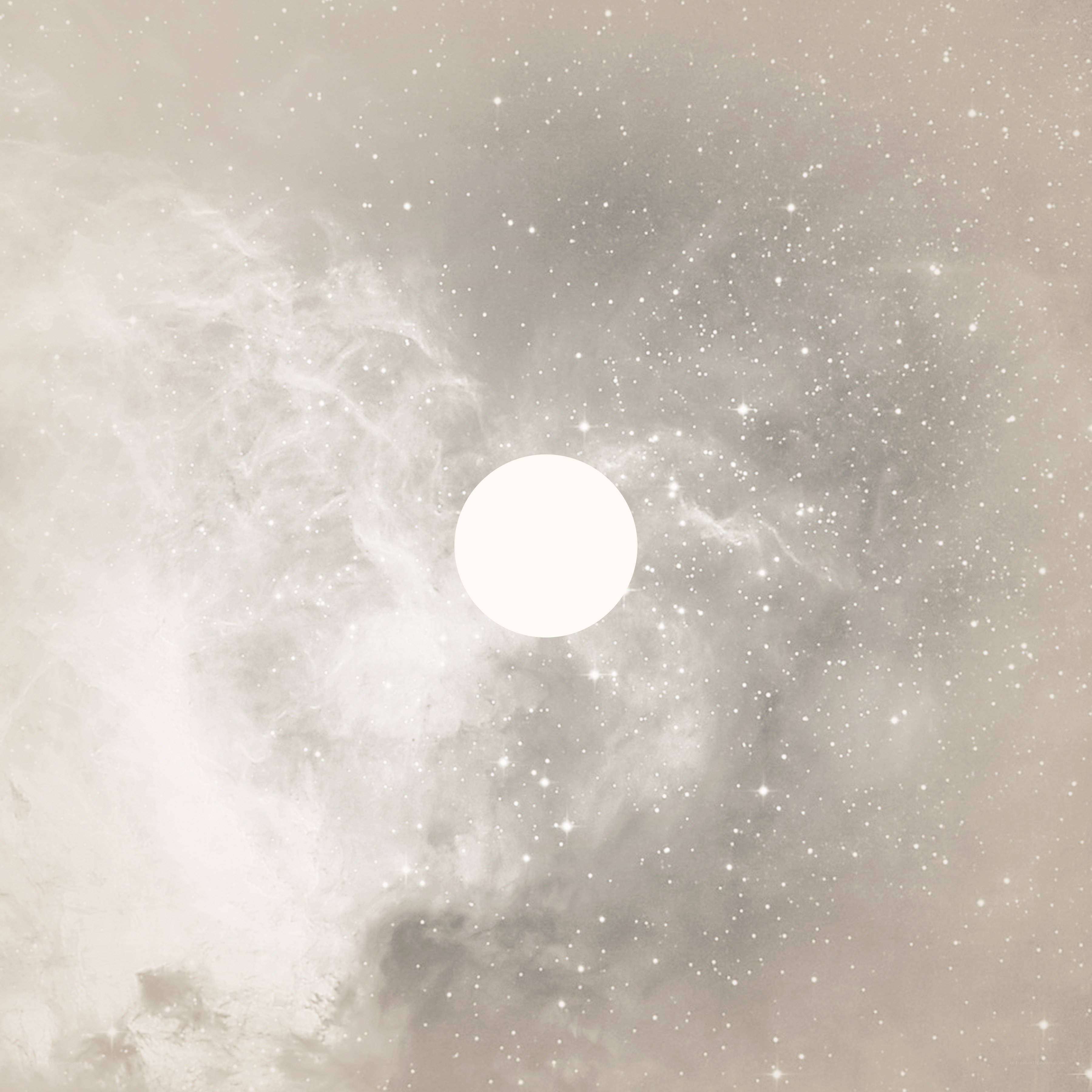 cosmic nebula with star field