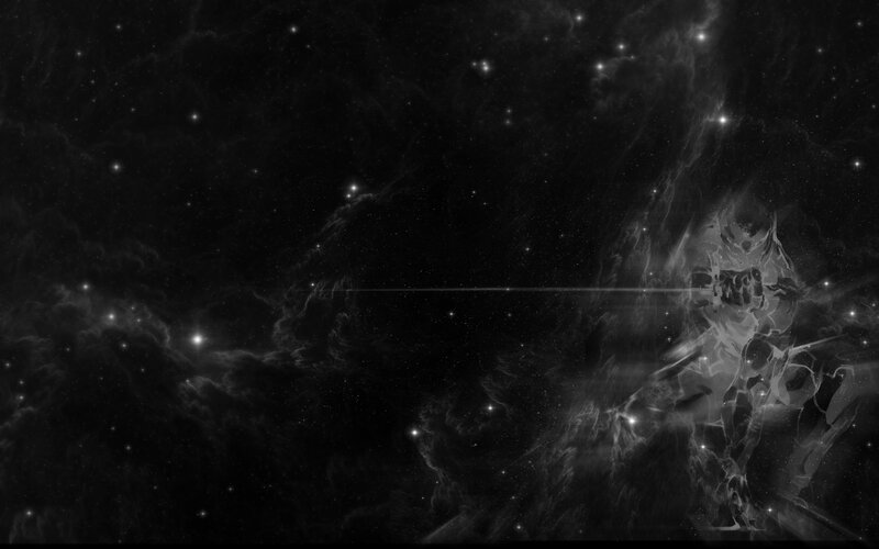 cosmic nebula with starfield