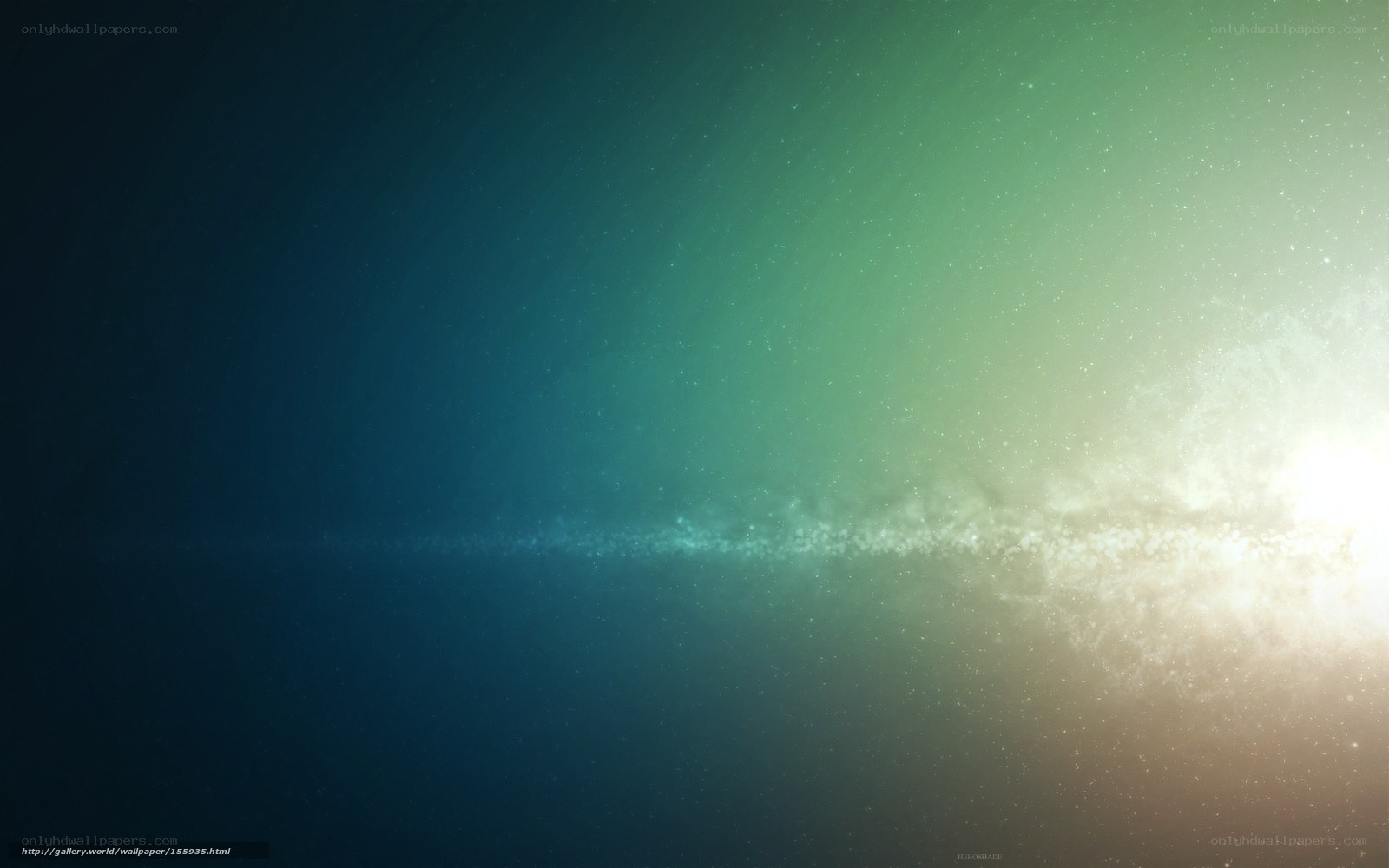 cosmic nebula with starlight