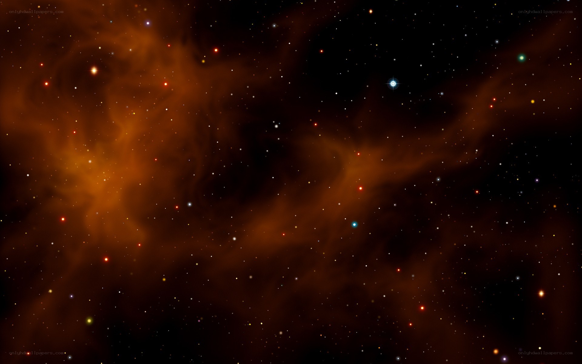 cosmic nebula with stars