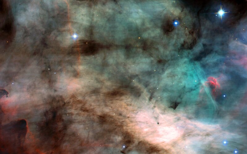 Cosmic Nebula with Stars