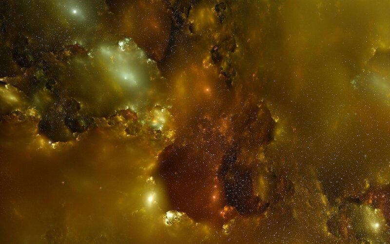 cosmic nebula with stars